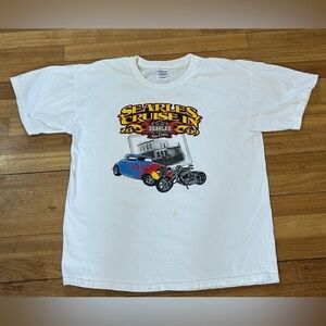 Gildan T-shirt  Searles Cruise IN 100% Ultra Cotton LARGE WHITE P10